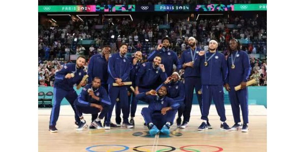 Det amerikanske drømmehold for mænd i basketball byder velkommen til det femte olympiske mesterskab i basketball for mænd